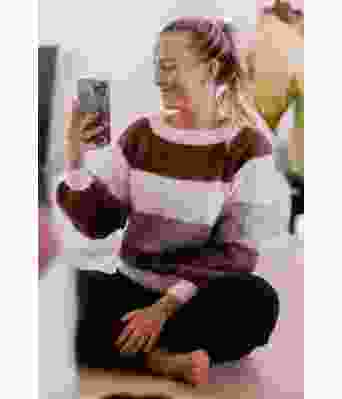 Elisegenseren i bruntoner - Strikkia 2020-029D