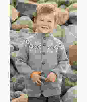 Føniks strikket jakke til barn - Viking 1615-08