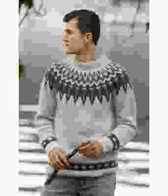 Farfar strikkegenser Elisabeth S Asserson - Viking 2138-10