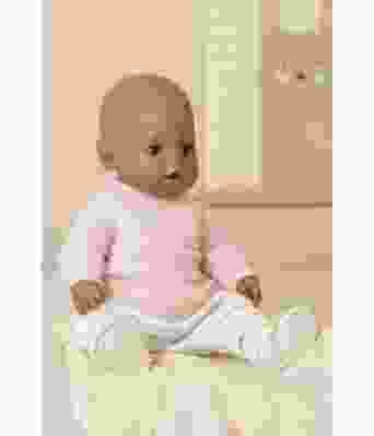 Frøy strikket genser og tights til babyborn med oppskrift - Viking 2133-13