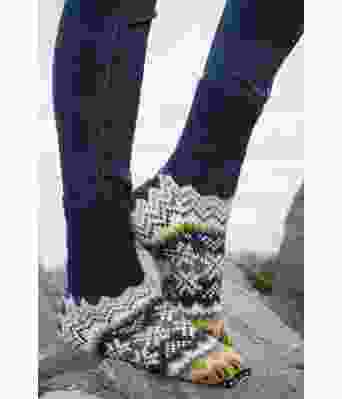 Fryd strikkede raggsokker - Viking 1710-4