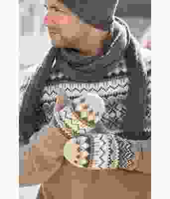 Fryd strikkede vanter - Viking 1710-8B