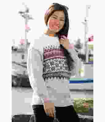 Fryd strikkegenser til dame modell Enya - Viking 1709-14