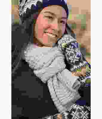 Fryd strikket skjerf - Viking 1710-6B