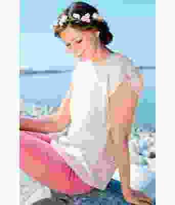 Nydelig strikket sommertopp - GG 257-11