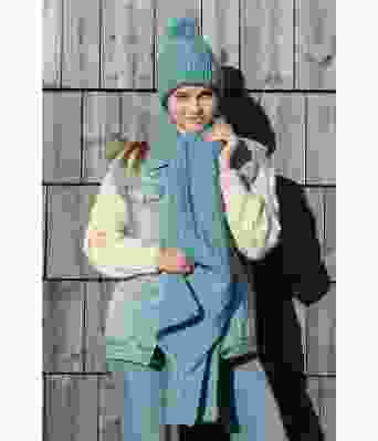 Frost lue og skjerf i tykt ullgarn - GG 281-05