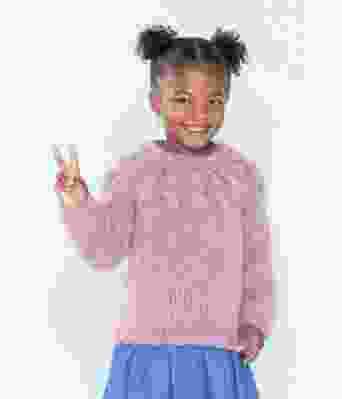 Rosa Jackie genser til barn - GG 286-08B