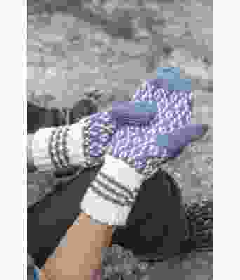 Blå Skoglid votter - GG 287-31