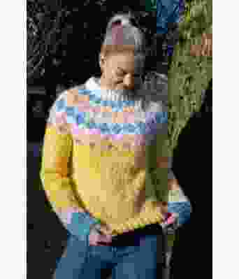 Gul Fasett afterski genser - GG 290-14