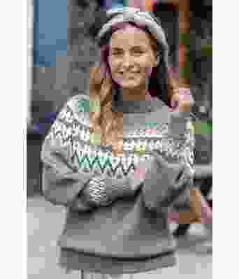 Grå Lofoten genser til dame - GG 291-03