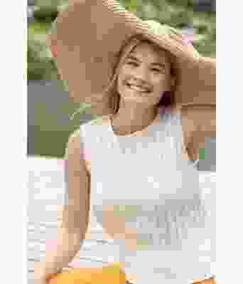 Naturhvit Tina sommertopp - GG 292-30-5300