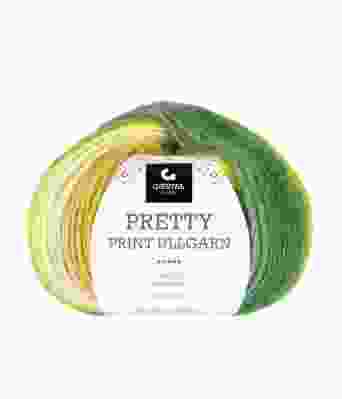 Gjestal garn - Pretty print ullgarn 507 Grønnfarget