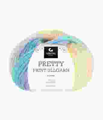 Gjestal garn - Pretty print ullgarn 508 Pastellfarget