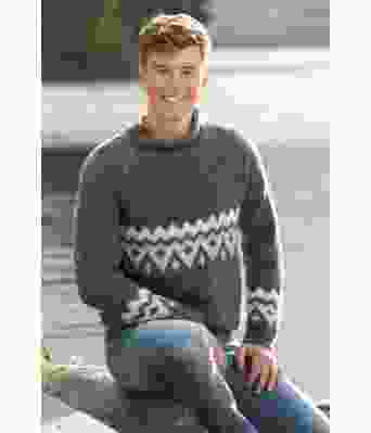 Gi genser med knapper i raglanfelling - Viking 2107-10