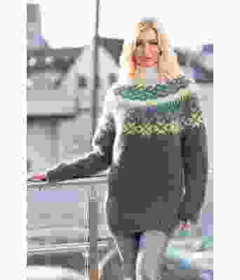 Grå Nova genser Kathrine Sørland - Viking 1910-09