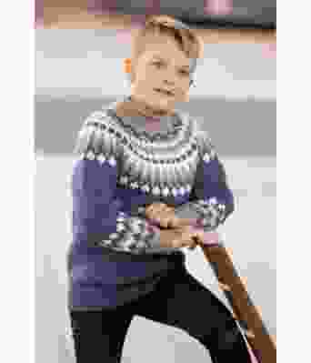 Holger strikkegenser til barn Team Ingebrigtsen - Viking 2135-15