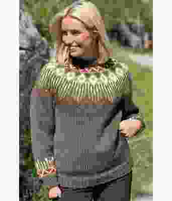 Mørkt grønn Hopi Polar villmarksgenser - Linka Neumann design HPGHG0003B