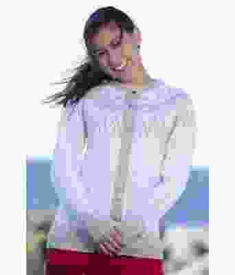 Hvit Herlakofte til dame - Viking 1708-9A