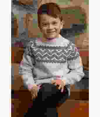 Hvit Setesdal genser Tayo - Viking 2105-07