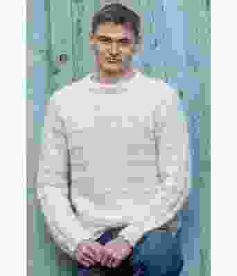 Idland klassisk strikkegenser til herre - Viking 2107-07