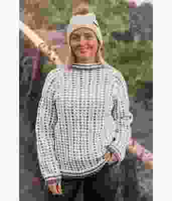 Islender med lilla mønster - Strikkia 2020-030N