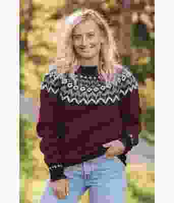 Rød riddari genser - Istex 91006