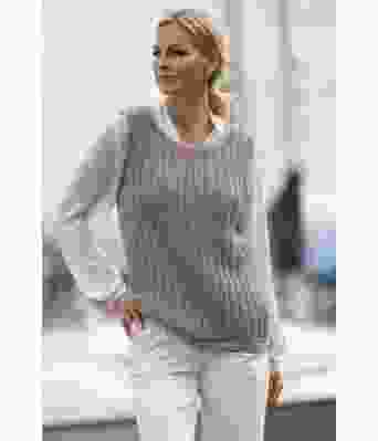 Jekt strikket topp vest Kathrine Sørland - Viking 2014-09