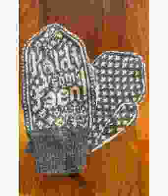 Kaldt som faen votter (grå/natur)