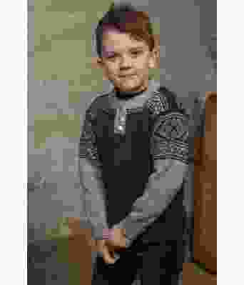 Koksgraa Setesdalgenser med-knapper Dario - Viking 2105-08A