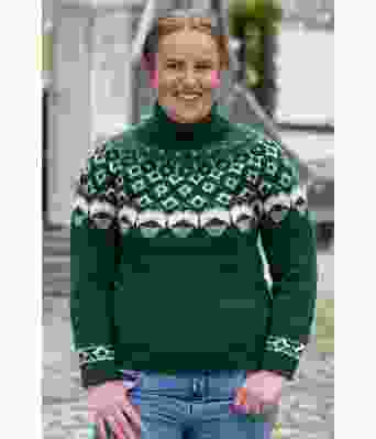 Grønn Matoakagenser med rundfelling - Linka Neumann design LN0019-DGO-003