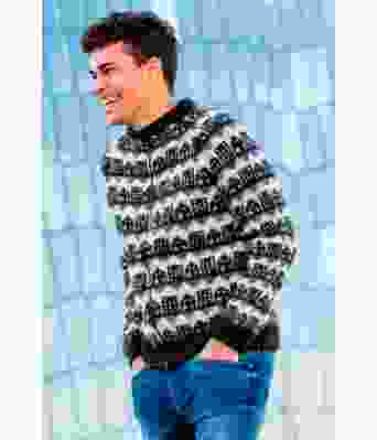 Borg min borg i sort/grå - LopiDesign 36-02