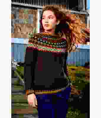 Djasn tøff islandsk strikkegenser - Lopi 37-19