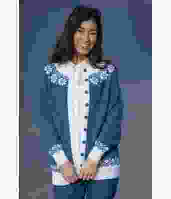 Lydia jakke - Viking 2019-I Petrol / Hvit