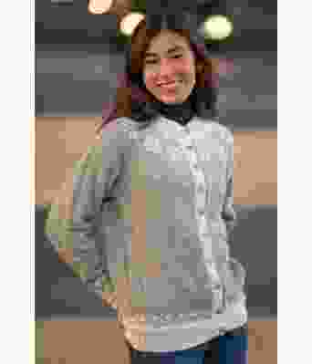 Lydia jakke - Viking 2019-III Lys grå / hvit