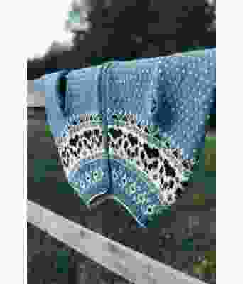 Lys denimblå fjordfolk jakke - 901