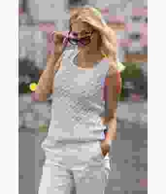 Lys grå Jåt strikkevest - Viking 2014-07-513