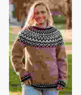 Lysebrun riddarigenser til dame - DN0015A