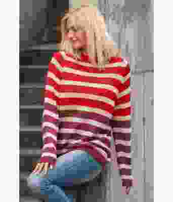 Martine stripete strikkegenser Kathrine Sørland - Viking 1915-02