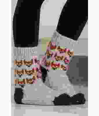 Mikkelsokken raggsokker med mikkel rev motiv - Viking 2104-14