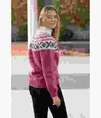 Miranda genser i lyngfarge - Viking 2134-06M