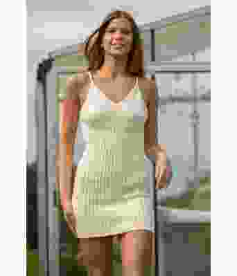 Nano strikket kort kjole uten ermer - Viking 2125-3