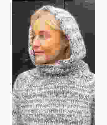 Hvit Øyunn Krogh balaklava - ØK 03-02