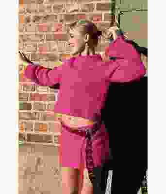 Rosa Rubina genser Øyunn Krogh - ØK 04-01S