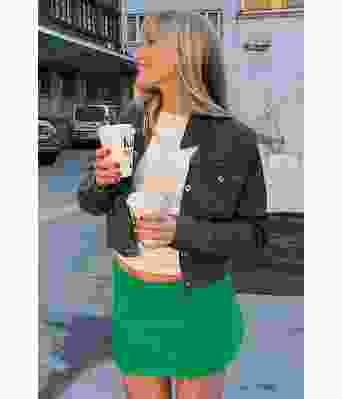 Skarpt grønt Rubina skjørt fra Øyunn Krogh - ØK 04-02H