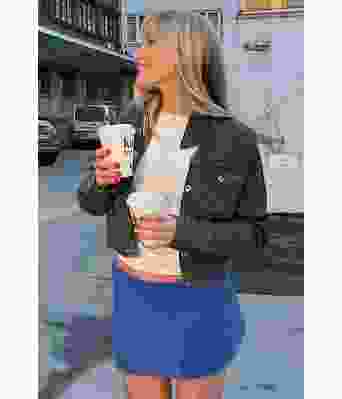 Kongeblått Rubina strikkeskjørt - ØK 04-02M