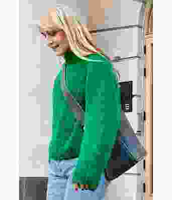 Skarpt grønn Krogh Loose genser - ØK 04-09F