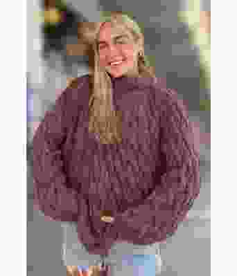 Redwood rød Aud genser - ØK 05-03-791