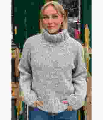 Grå Haga chunky genser - Øyunn Krogh OK 06-01