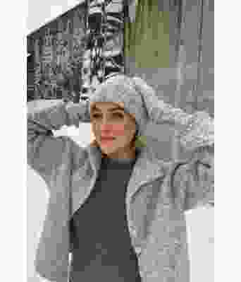 Grå Jomfruland chunky votter - Øyunn Krogh OK 06-19