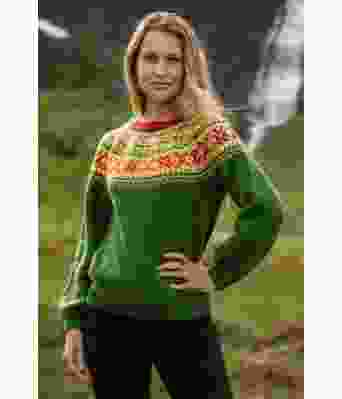 Påskegenseren (med rundfelling) - Strikkia 2020-014